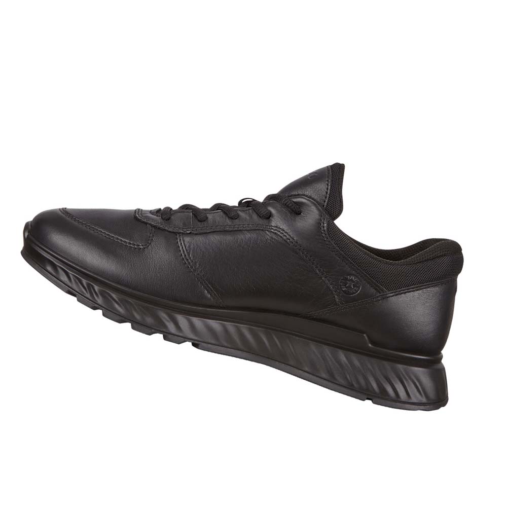 Men's Ecco Exostride Low Gtx Sneakers Black | USA 617ZUT